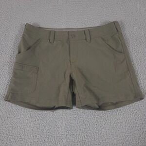 The North Face Shorts Women 6 Green Cargo 5" Hiking Performance Gorpcore Outdoor